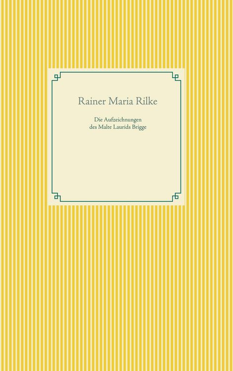 Produktbild: Die Aufzeichnungen des Malte Laurids Brigge