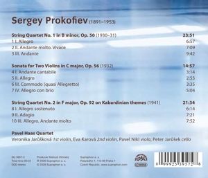 Produktbild: Streichquartette 1 & 2/Sonate F&uuml;r 2 Violinen