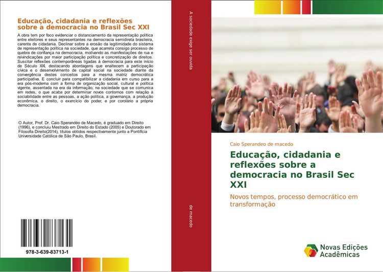 Produktbild: Educa&ccedil;&atilde;o, cidadania e reflex&otilde;es sobre a democracia no Brasil Sec XXI