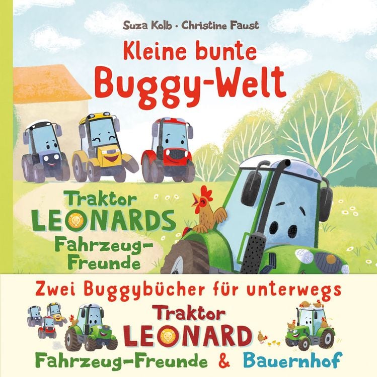 Produktbild: Kleine bunte Buggy-Welt - Traktor Leonards Fahrzeug-Freunde & Traktor Leonards Bauernhof