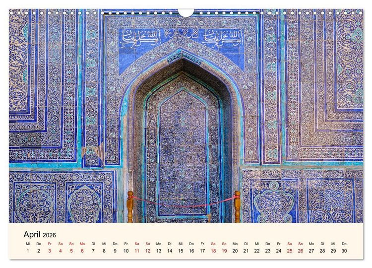 Produktbild: Zentralasien - Entlang der alten Seidenstra&szlig;e (Wandkalender 2026 DIN A3 quer), CALVENDO Monatskalender