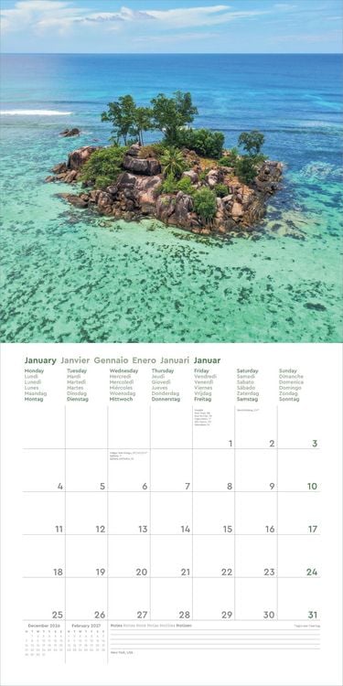 Produktbild: Trauminseln - KUNTH Broschurkalender 2027
