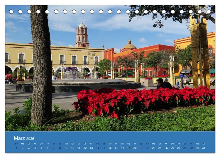 Produktbild: Viva Mexiko - Farben und Freude (Tischkalender 2026 DIN A5 quer), CALVENDO Monatskalender