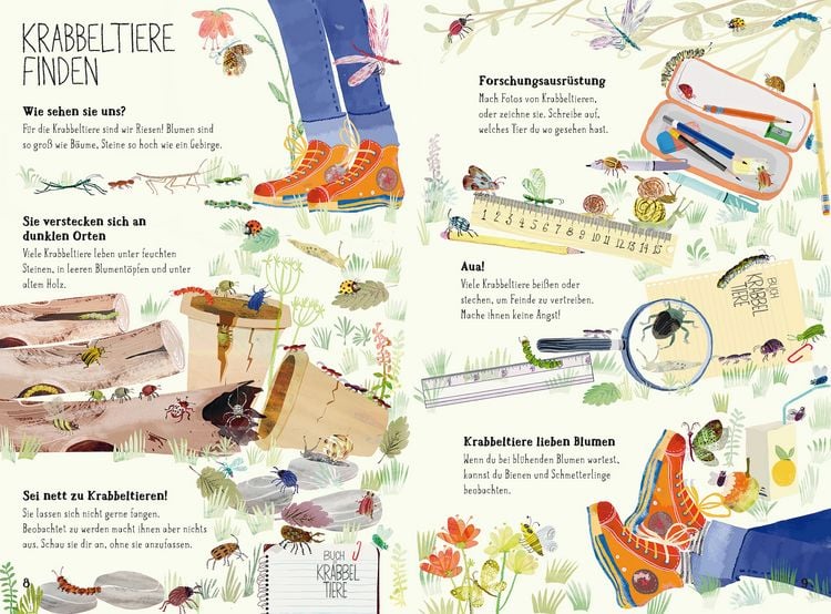 Produktbild: Das gro&szlig;e Buch der Krabbeltiere