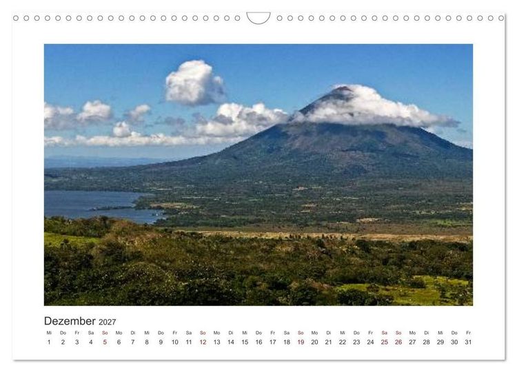 Produktbild: Nicaragua - Land der Vulkane (Wandkalender 2027 DIN A3 quer), CALVENDO Monatskalender