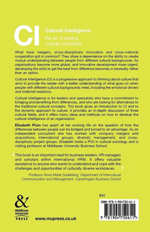 Produktbild: Cultural Intelligence
