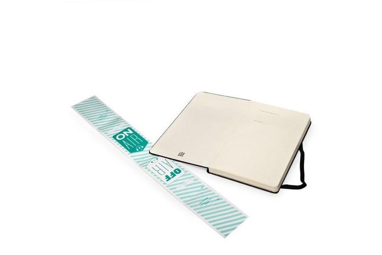 Produktbild: Moleskine Musiknotizbuch, L/A5, 70g-Papier, Hard Cover, Schwarz