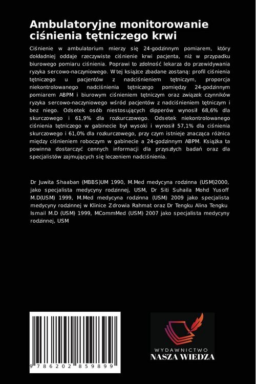 Produktbild: Ambulatoryjne monitorowanie ci&iquest;nienia t&iquest;tniczego krwi