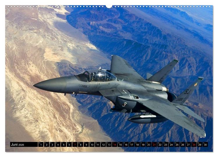 Produktbild: Kampfjets &bull; U.S. Aircraft (Wandkalender 2026 DIN A2 quer), CALVENDO Monatskalender