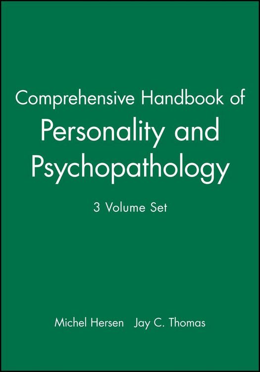 Produktbild: Comprehensive Handbook of Personality and Psychopathology, Set