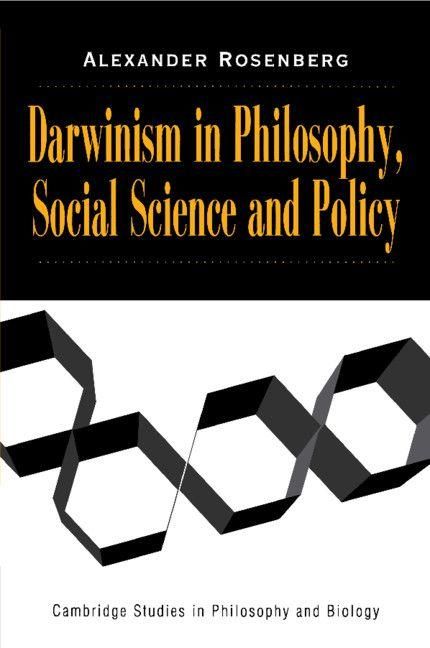 Produktbild: Darwinism in Philosophy, Social Science and Policy