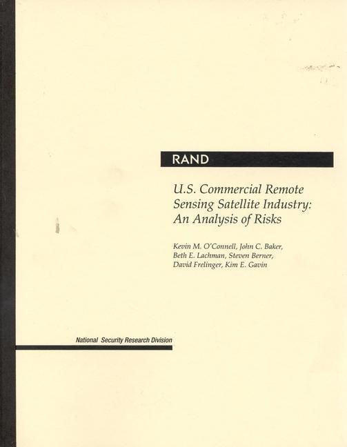 Produktbild: U.S. Commercial Remote Sensing Satellite Industry