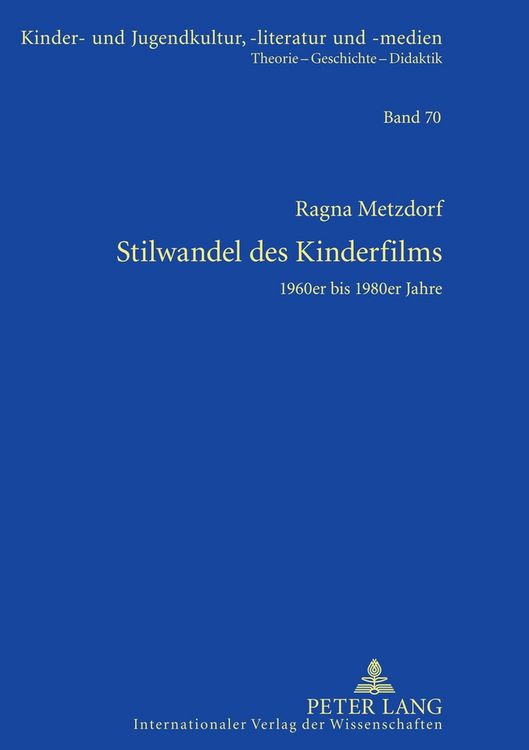 Produktbild: Stilwandel des Kinderfilms