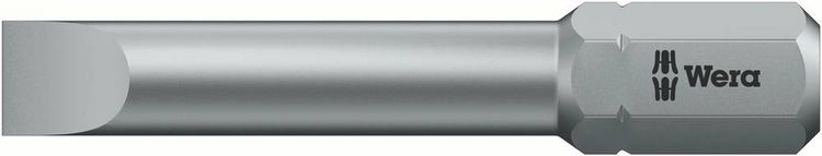 Produktbild: Wera 800/2 Z Schlitz-Bit 12mm Werkzeugstahl z&auml;hhart, legiert D 8 1St.