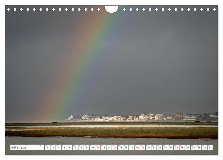 Produktbild: La c&ocirc;te picarde Le long des falaises (Calendrier mural 2026 DIN A4 vertical), CALVENDO calendrier mensuel