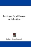Produktbild: Lectures and Essays: A Selection