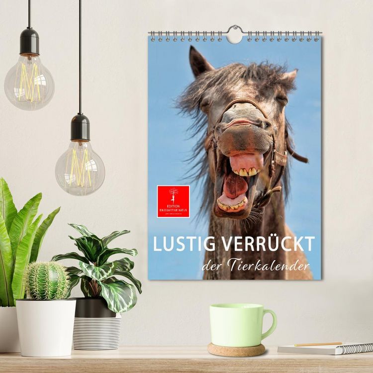 Produktbild: Lustig verr&uuml;ckt - der Tierkalender (Wandkalender 2026 DIN A4 hoch), CALVENDO Monatskalender