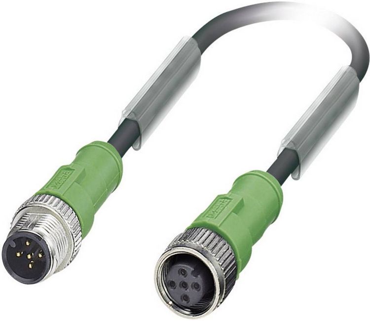 Produktbild: Phoenix Contact 1681596 Sensor-/Aktor-Steckverbinder, konfektioniert M12 Stecker, gerade, Buchse, gerade 0.60 m Polzahl Sensoren: 5 1 St.