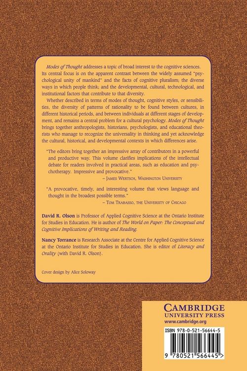 Produktbild: Modes of Thought