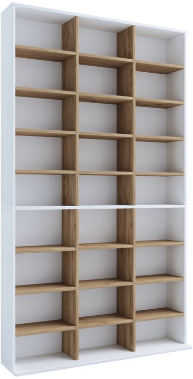Produktbild: Holz CD DVD Standregal B&uuml;cherregal Regal Megosa XL
