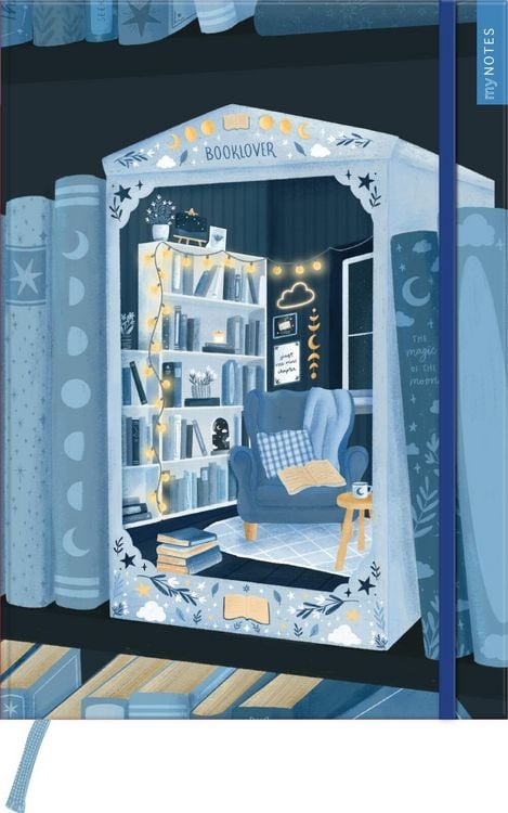 Produktbild: MyNOTES Papeterie: Notizbuch A4 Book Nook