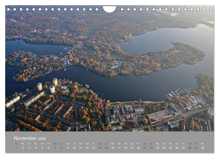 Produktbild: Potsdam von Oben (Wandkalender 2026 DIN A4 quer), CALVENDO Monatskalender