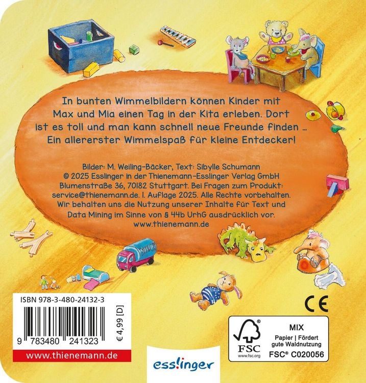 Produktbild: Mein allererstes Wimmelbuch: Ein Tag in der Kita - Mini