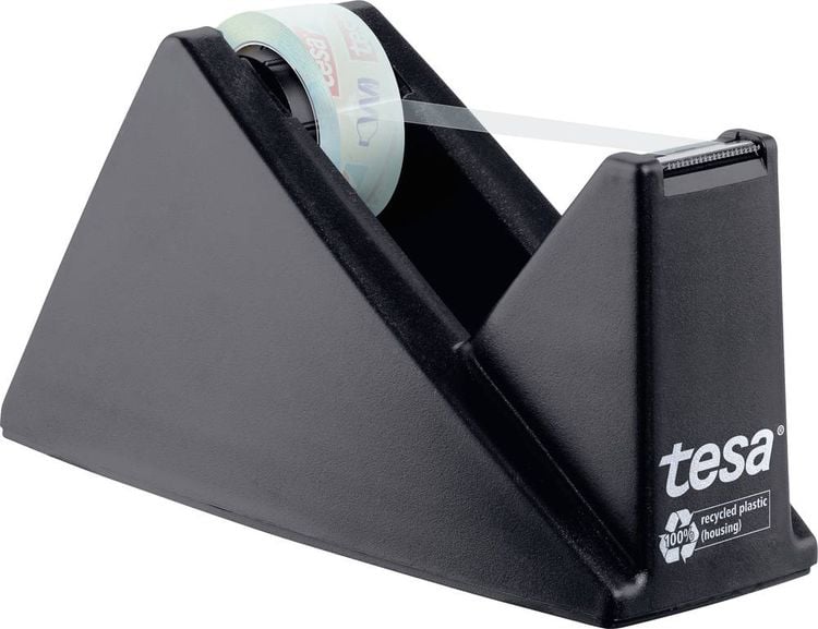 Produktbild: Tesa ECO & CRYSTAL 59045-00000-00 Tischabroller Schwarz 1St.