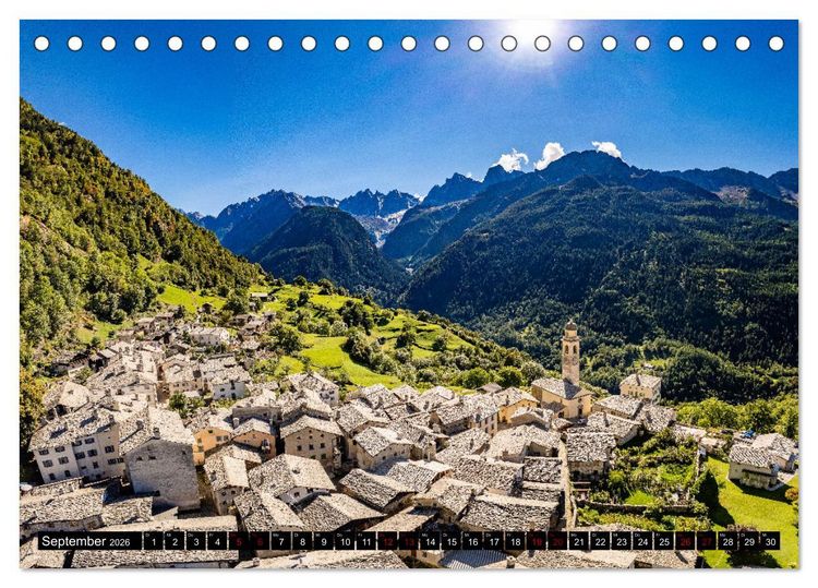 Produktbild: Schweiz - Engadin und Bergell (Tischkalender 2026 DIN A5 quer), CALVENDO Monatskalender
