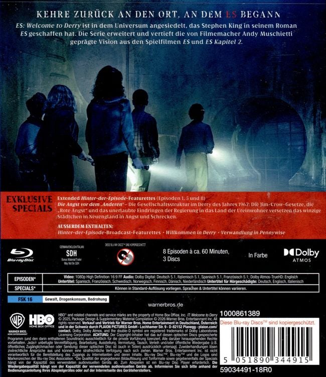 Produktbild: ES: Welcome to Derry [3 BRs]