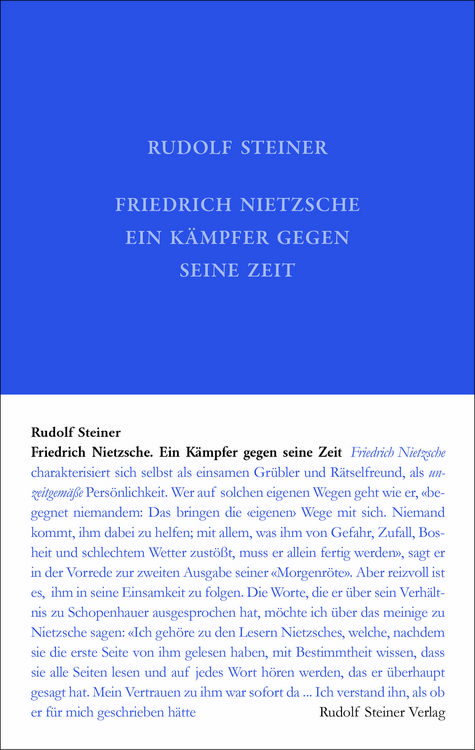 Produktbild: Friedrich Nietzsche, ein K&auml;mpfer gegen seine Zeit