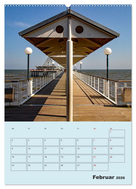 Produktbild: Kaiserb&auml;der auf Usedom (hochwertiger Premium Wandkalender 2026 DIN A2 hoch), Kunstdruck in Hochglanz
