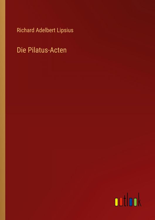 Produktbild: Die Pilatus-Acten