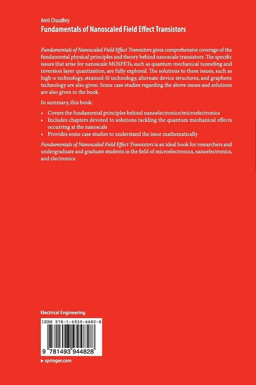 Produktbild: Fundamentals of Nanoscaled Field Effect Transistors