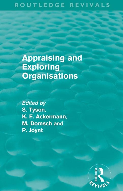 Produktbild: Appraising and Exploring Organisations (Routledge Revivals)