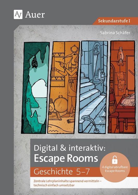 Produktbild: Digital & interaktiv: Escape Rooms Geschichte 5-7