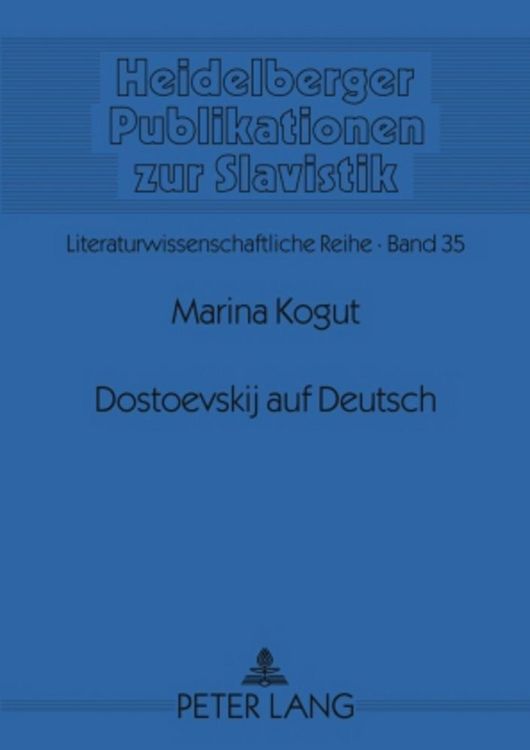 Produktbild: Dostoevskij auf Deutsch
