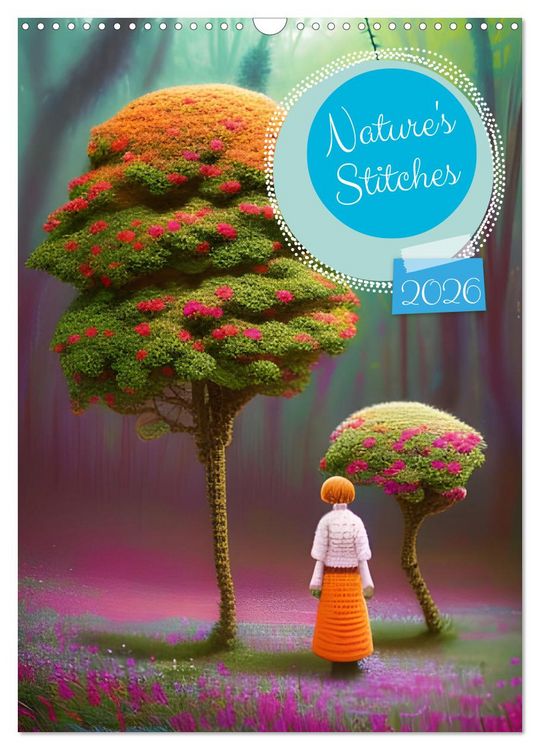 Produktbild: Nature's Stitches (Wall Calendar 2026 DIN A3 portrait), CALVENDO 12 Month Wall Calendar