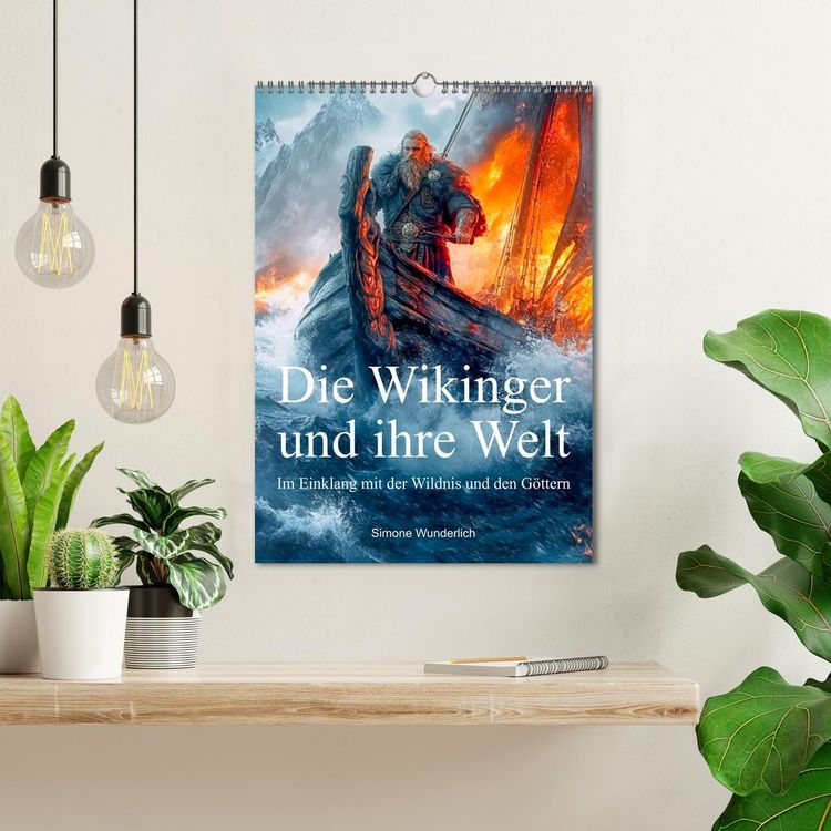 Produktbild: Die Wikinger und ihre Welt - Im Einklang mit der Wildnis und den G&ouml;ttern (Wandkalender 2026 DIN A3 hoch), CALVENDO Monatskalender