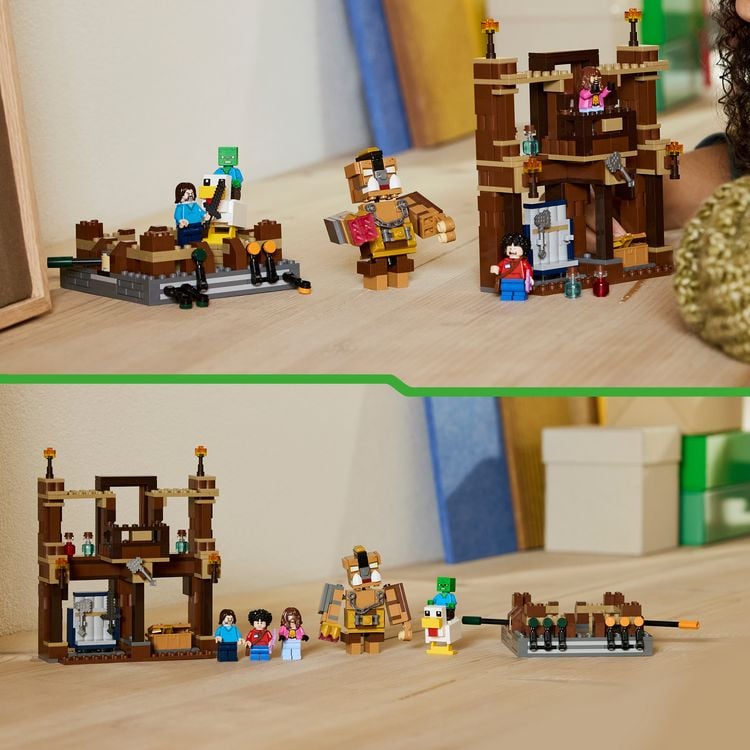 Produktbild: LEGO Minecraft 21272 Waldanwesen mit Boxring, Gamer Geschenk, Spielzeug