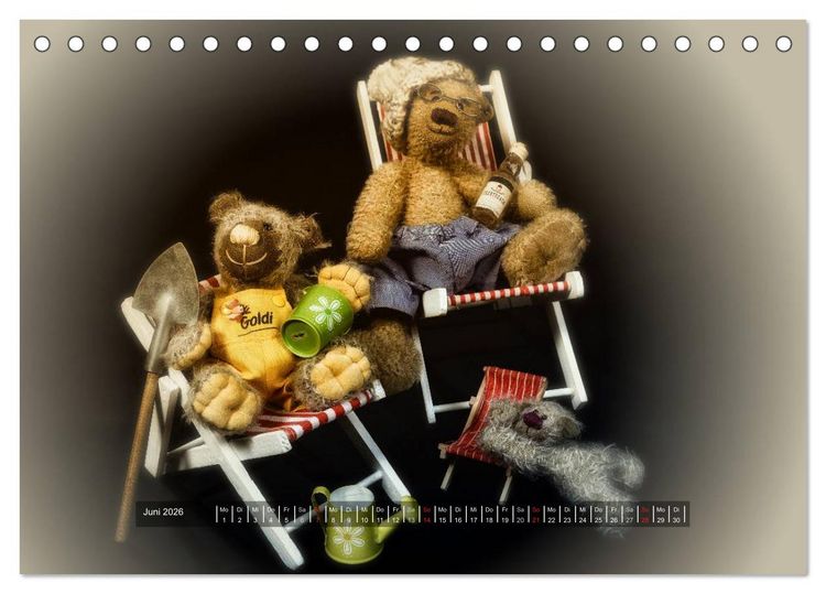 Produktbild: Die Teddys sind los (Tischkalender 2026 DIN A5 quer), CALVENDO Monatskalender