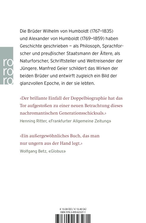 Produktbild: Die Br&uuml;der Humboldt