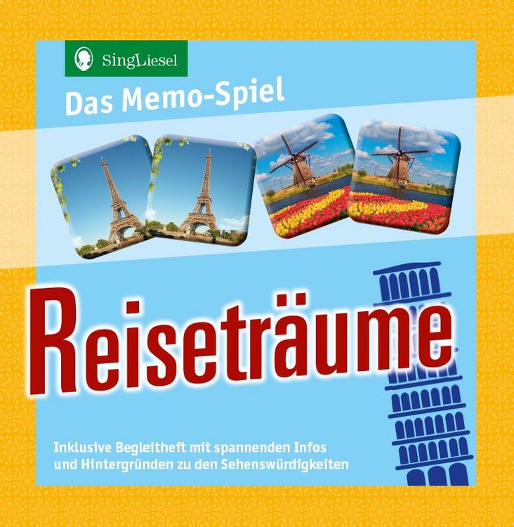 Produktbild: Das Memo-Spiel f&uuml;r Senioren - Reisetr&auml;ume