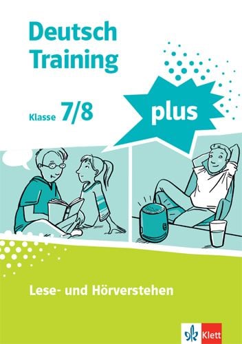 Produktbild: Deutsch Training plus. 2. Lese- und H&ouml;rverstehen. Sch&uuml;lerarbeitsheft mit L&ouml;sungen Klasse 7/8