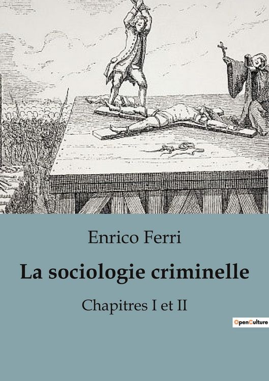 Produktbild: La sociologie criminelle