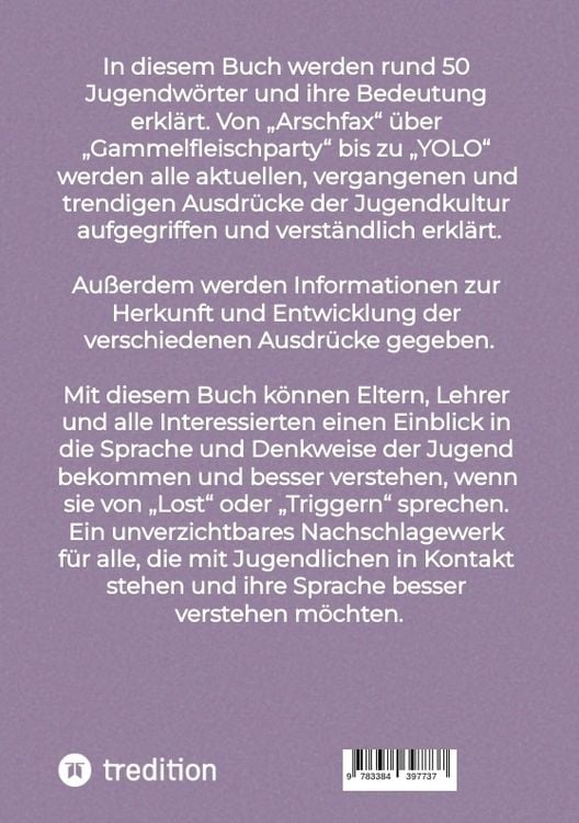 Produktbild: Jugendsprache verstehen