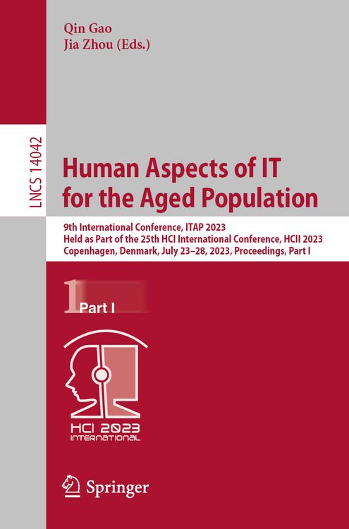 Produktbild: Human Aspects of IT for the Aged Population