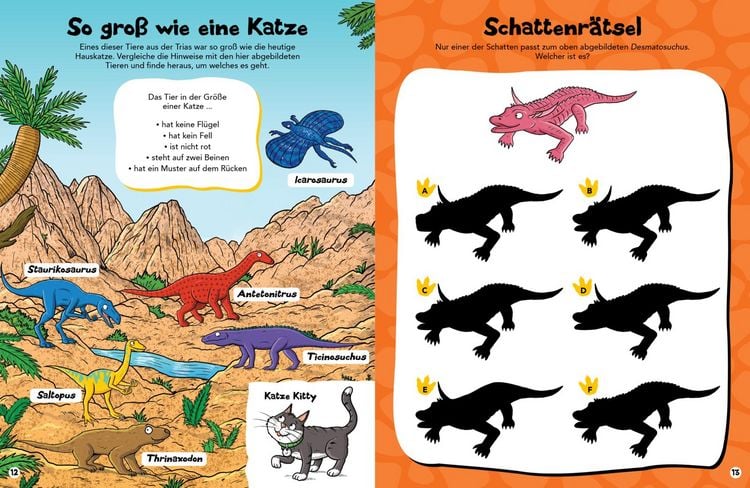 Produktbild: Das gro&szlig;e Dinosaurier-Mitmachbuch