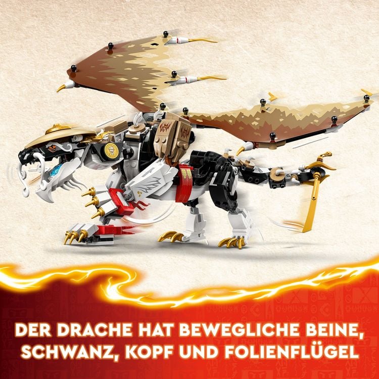Produktbild: LEGO NINJAGO 71809 Egalt der Meisterdrache, Ninja-Set mit Drachen-Spielzeug