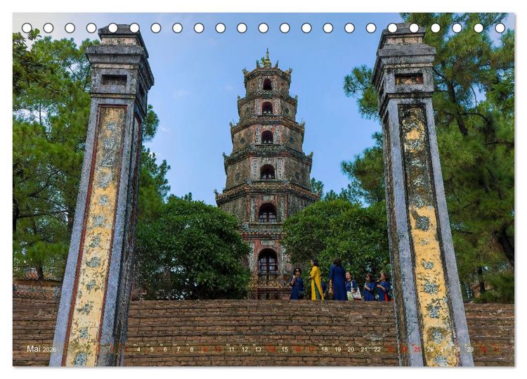 Produktbild: Urbanes Vietnam (Tischkalender 2026 DIN A5 quer), CALVENDO Monatskalender